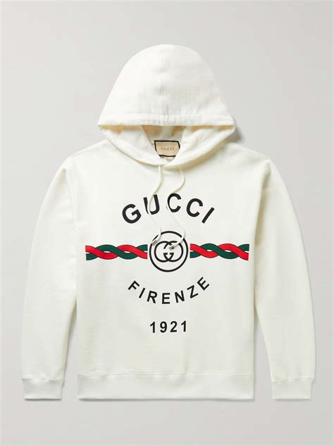 gucci bee logo hoodie|white Gucci logo hoodie men.